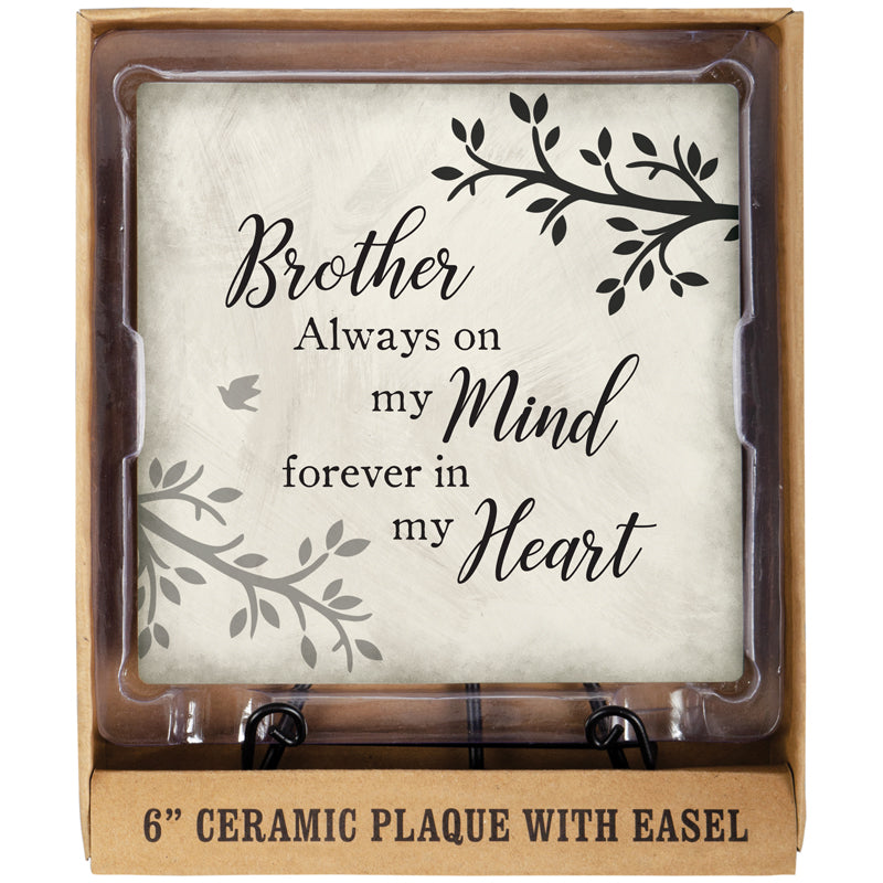Plaque/6"/Easel/Brother Comfort