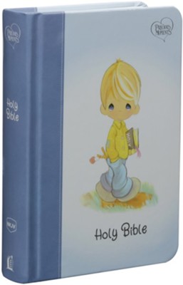 Bible-NKJV-Precious Moments-Holy Bible-Blue