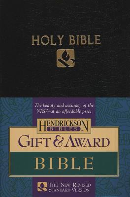 Bible/NRSV/Blk/Gift & Award