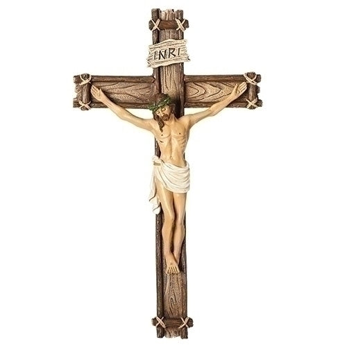 Crucifix/10"/Resin/Wood