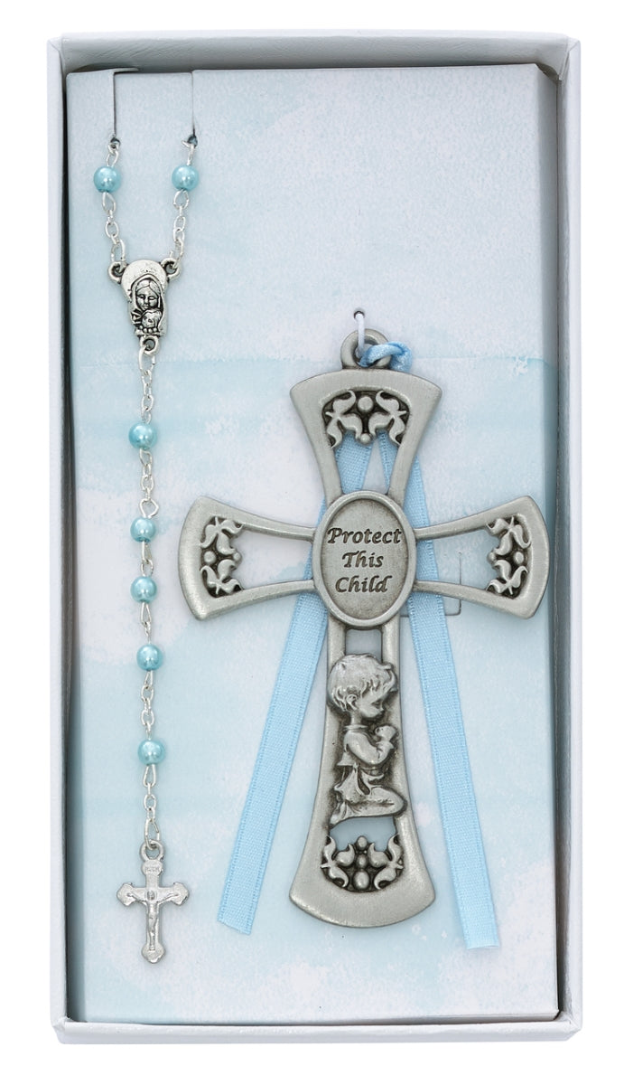 Baby Set/Cross/Rosary/Boy