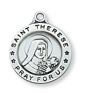 Necklace/SS/18"/St. Therese