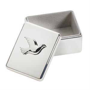 CO-Keepsake Box-Silver-Dove