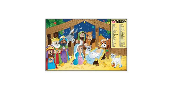 Activity Sheet/Christmas/I Spy/Purch Pkg/50