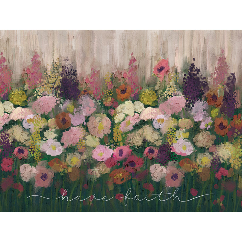 Artwork-18"x24"-Floral-Have Faith