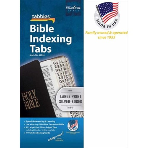 Bible Tabs/LP/Silv Edged/58344
