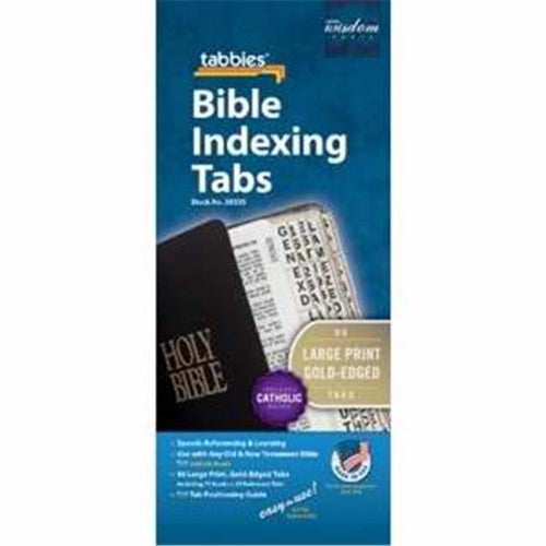 Bible Tabs/Catholic/Gold/LP