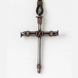 Necklace/30"/Nail Cross