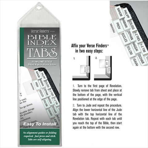 Bible Tabs/Slim/Silver/Blk