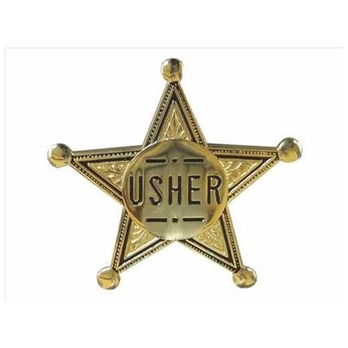 Usher Pin/Star/Gold