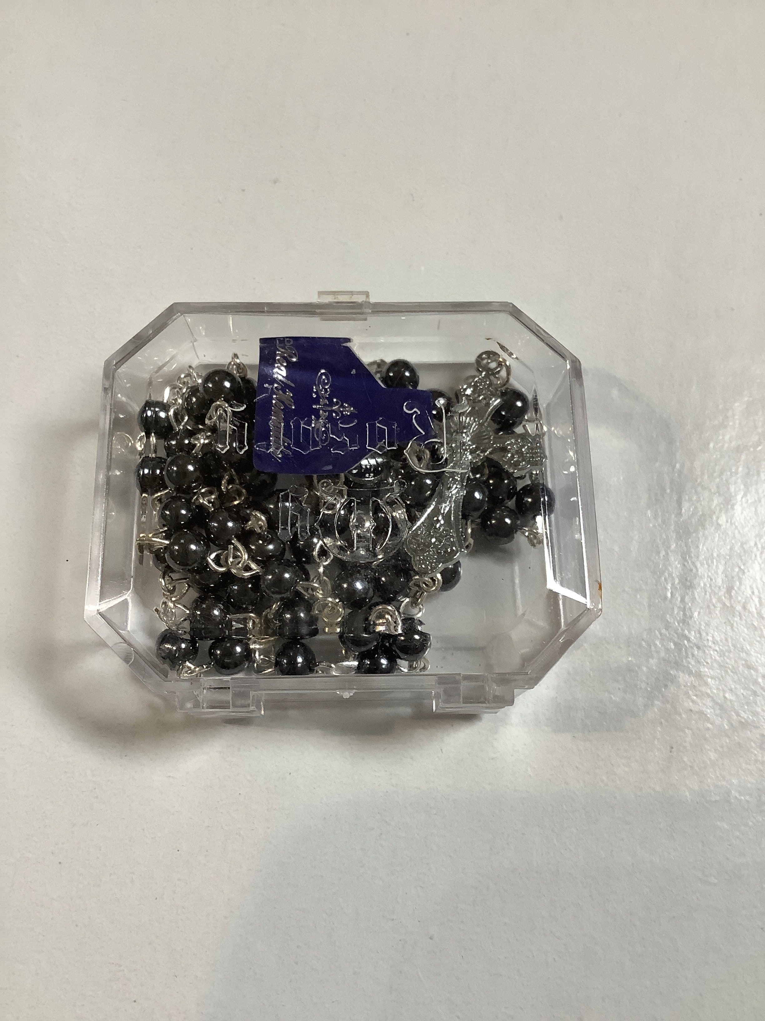 FC/Rosary/5mm Hematite/Chalice