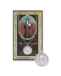 Necklace/Prayer to St. Benedict