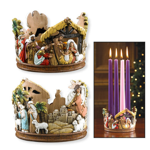 Nativity Candle Holder/VC680