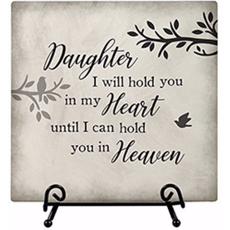 Plaque/Easel/Daughter/Grief