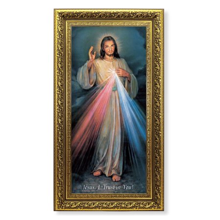Framed Print-Divine Mercy-11x19
