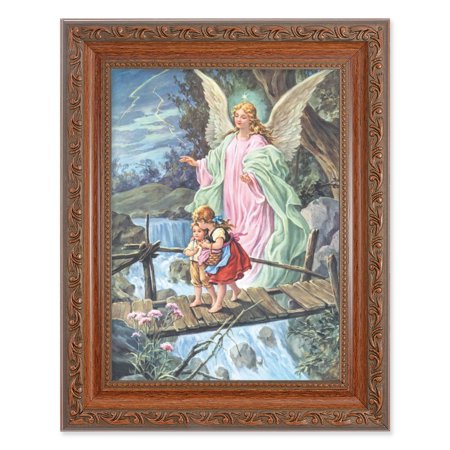 Framed Print/Guardian Angel/Wood