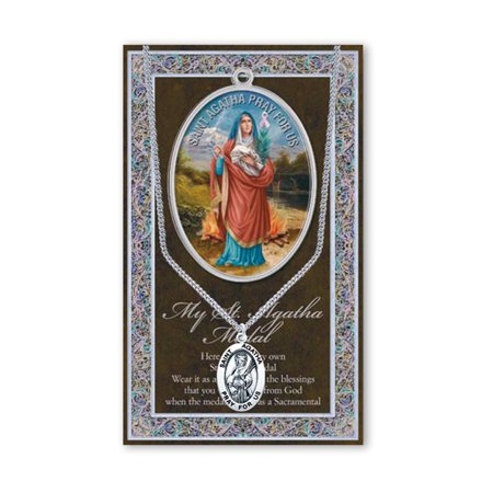 Necklace/Prayer to Saint Agatha