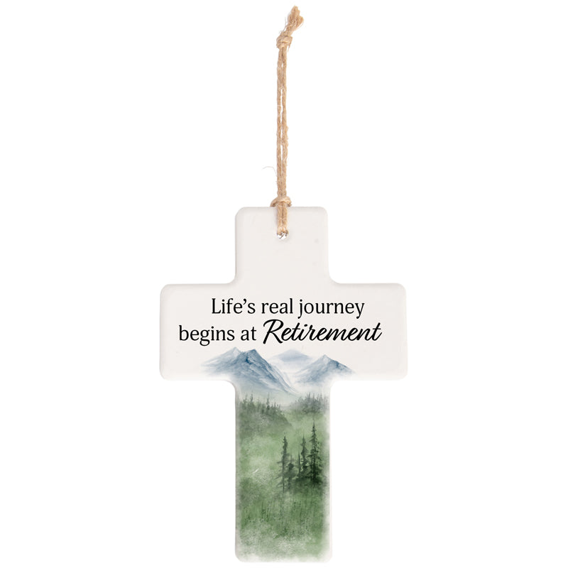 Ornament-Cross-Retirement-Journey Begins