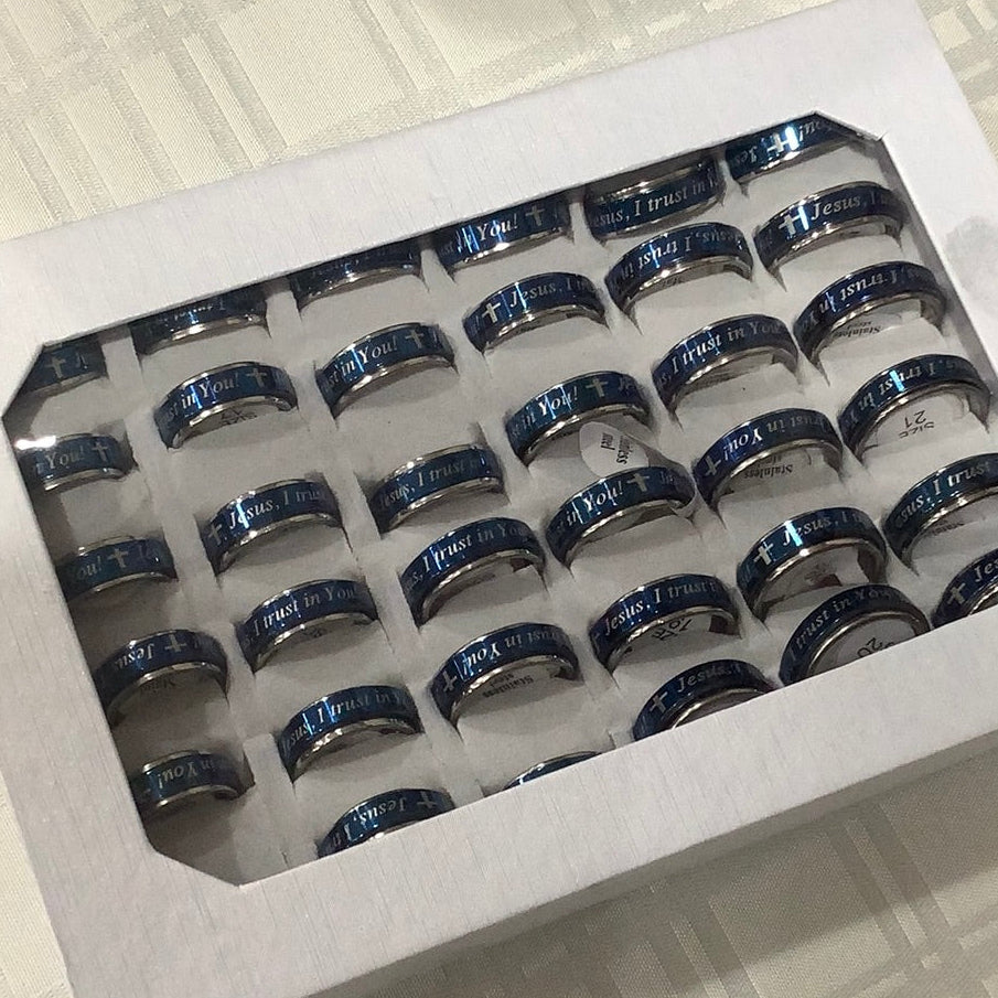 Ring-STS-Blue-Jesus I Trust in You