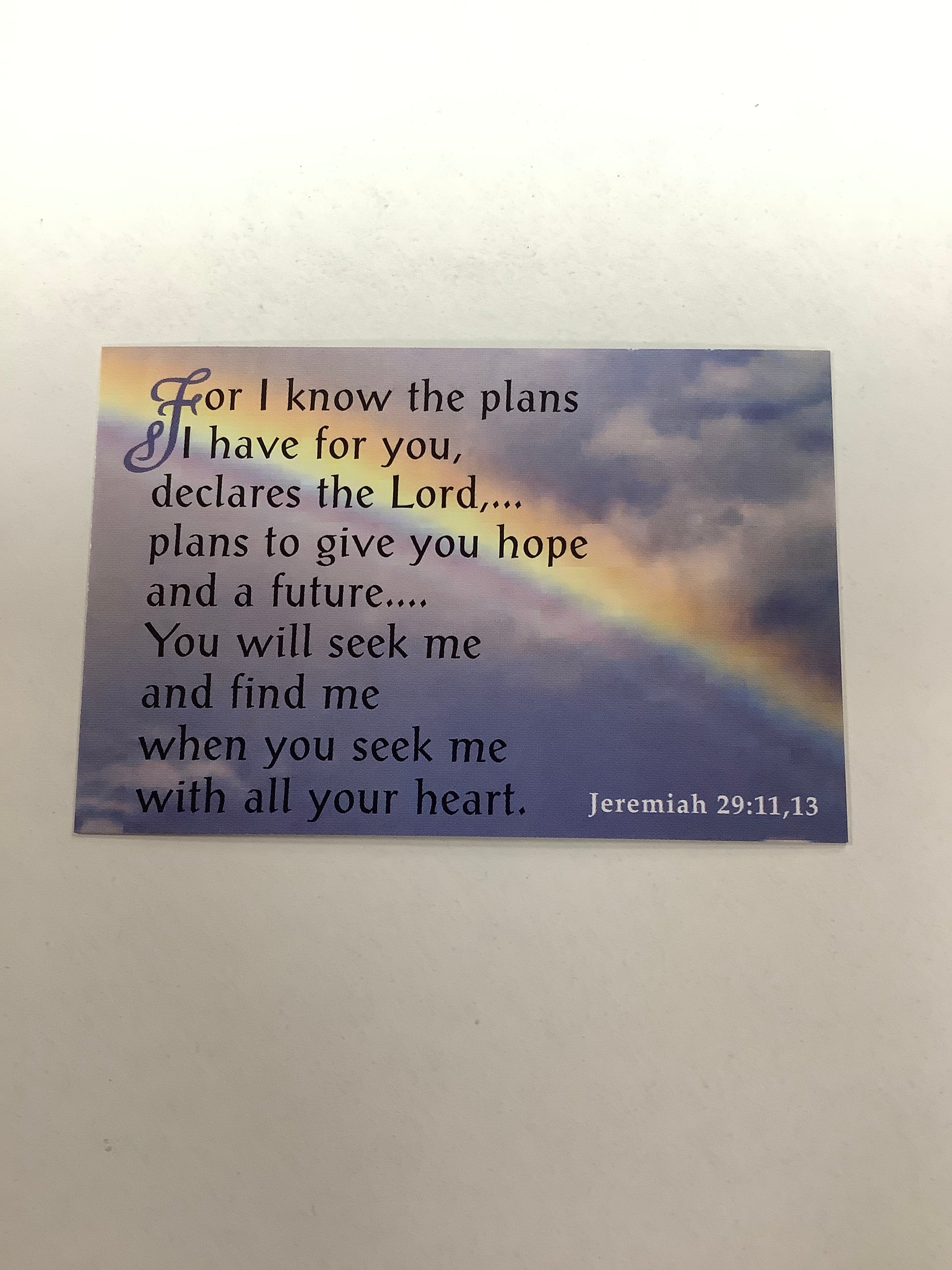BM-pass it on-For I know-Jer 29:11,13