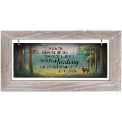 Plaque-Framed-Msg Bar-Hunting Country