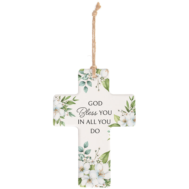 Ornament-Cross-God Bless You In All You Do