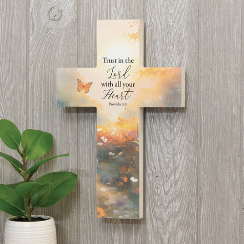 Cross-Wall-Pro 3:5-Trust In The Lord