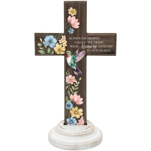 Cross-Standing-Wood-12.5"-In Our Hearts