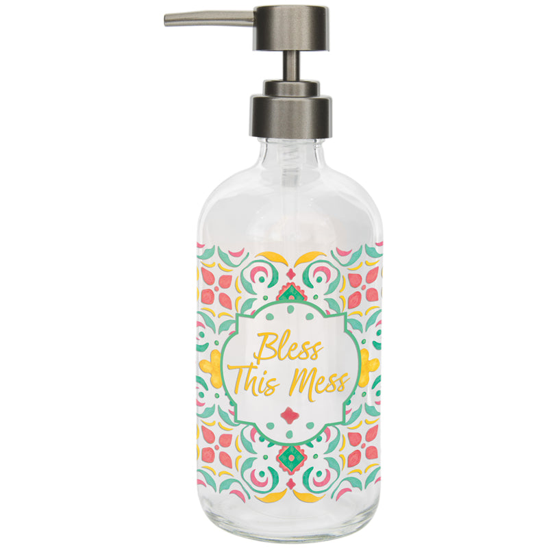 Soap-Pump-Bless This Mess-Glass