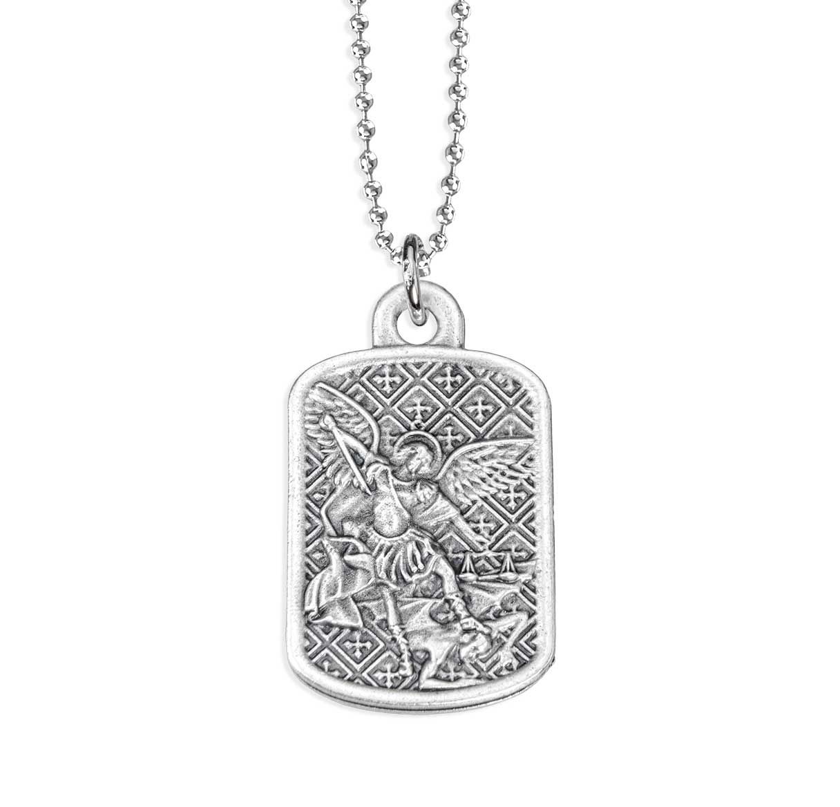 Necklace-ST. Michael-1" By 1/2"