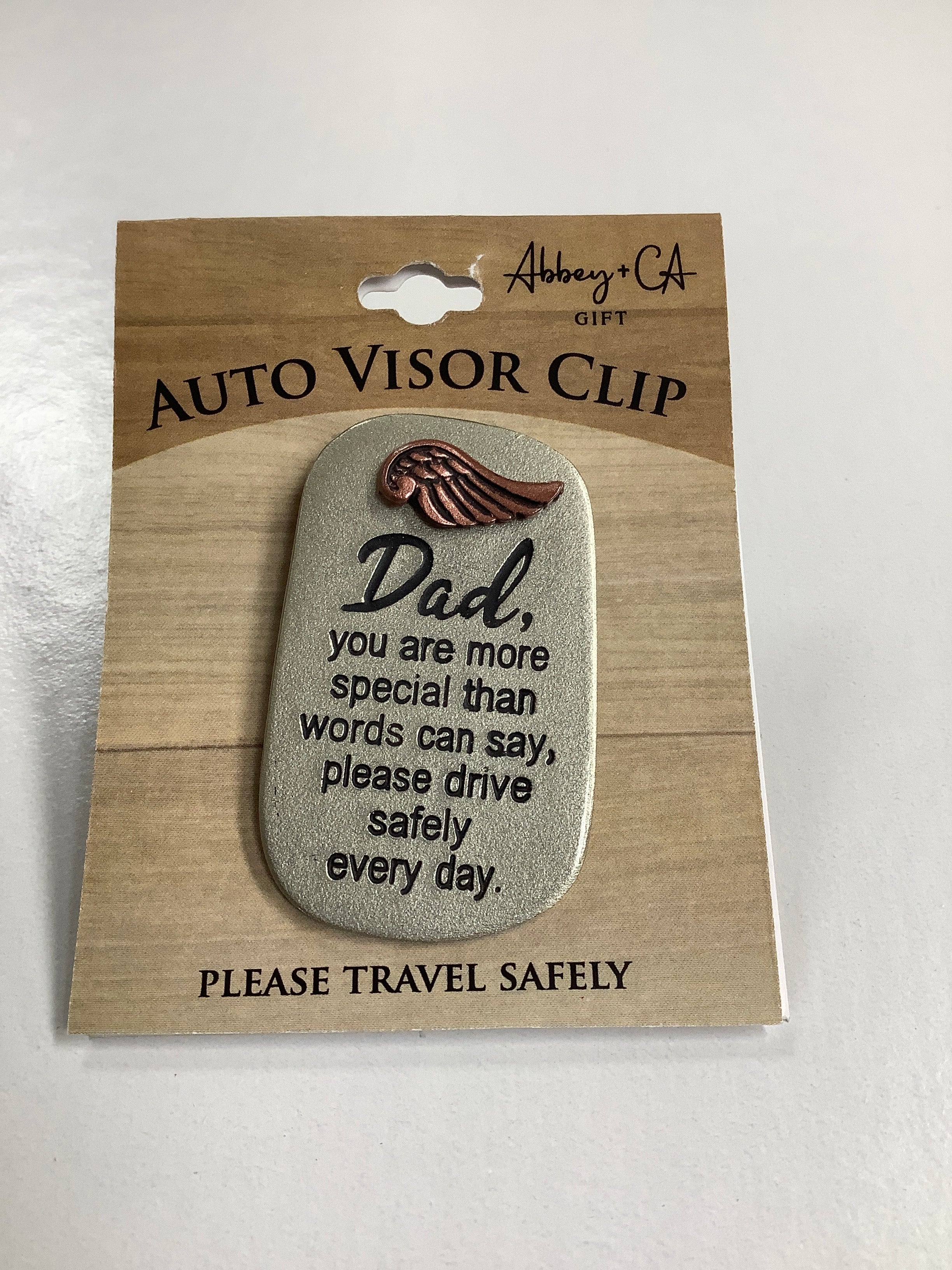 Visor Clip-Dad-You Are More Special Than Words