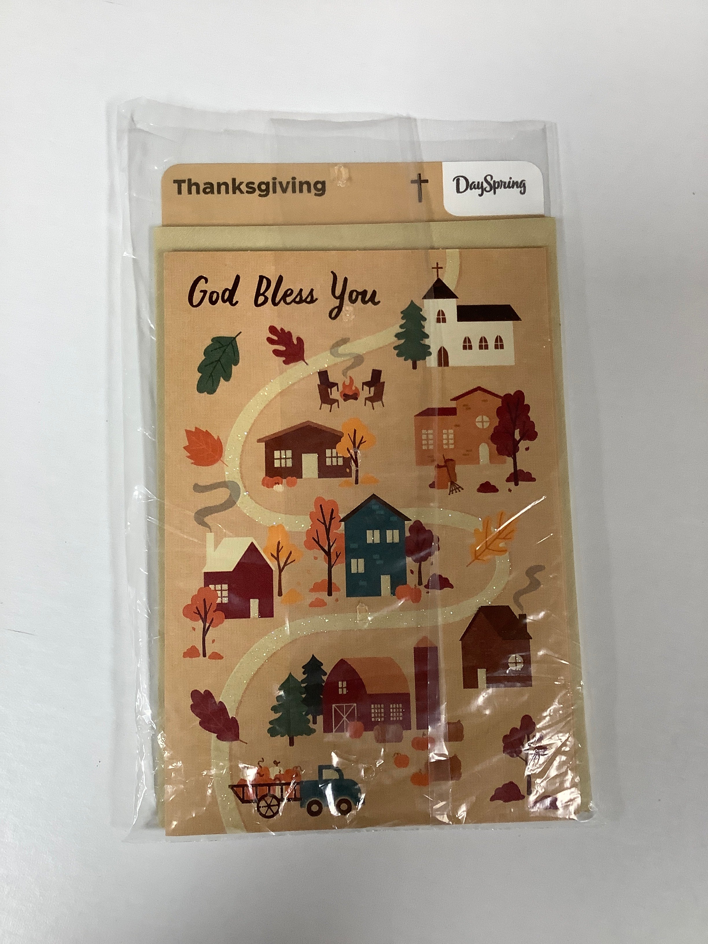 Card-Thanksgiving-Town Road Truck-U1321