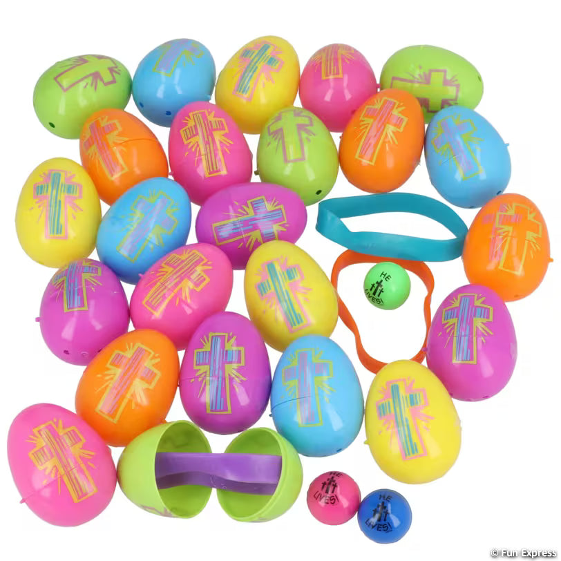 Easter Eggs-Plastic-Pastel-Toy-Ball/Bracelet