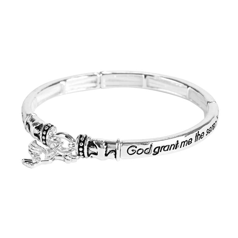 Bracelet-Serenity Prayer-Dove-30-8108T