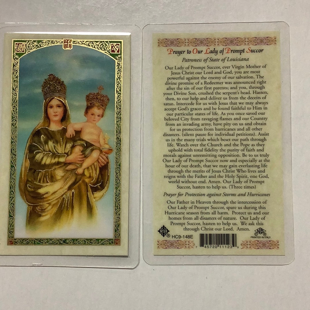 BM-laminated-Lady of Prompt Succor-HC9-148E