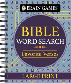 Book-Bible Word Search-Favorite Verses-Brain Games