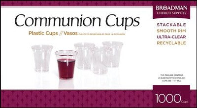 Communion Cups-Plastic-1000Ct