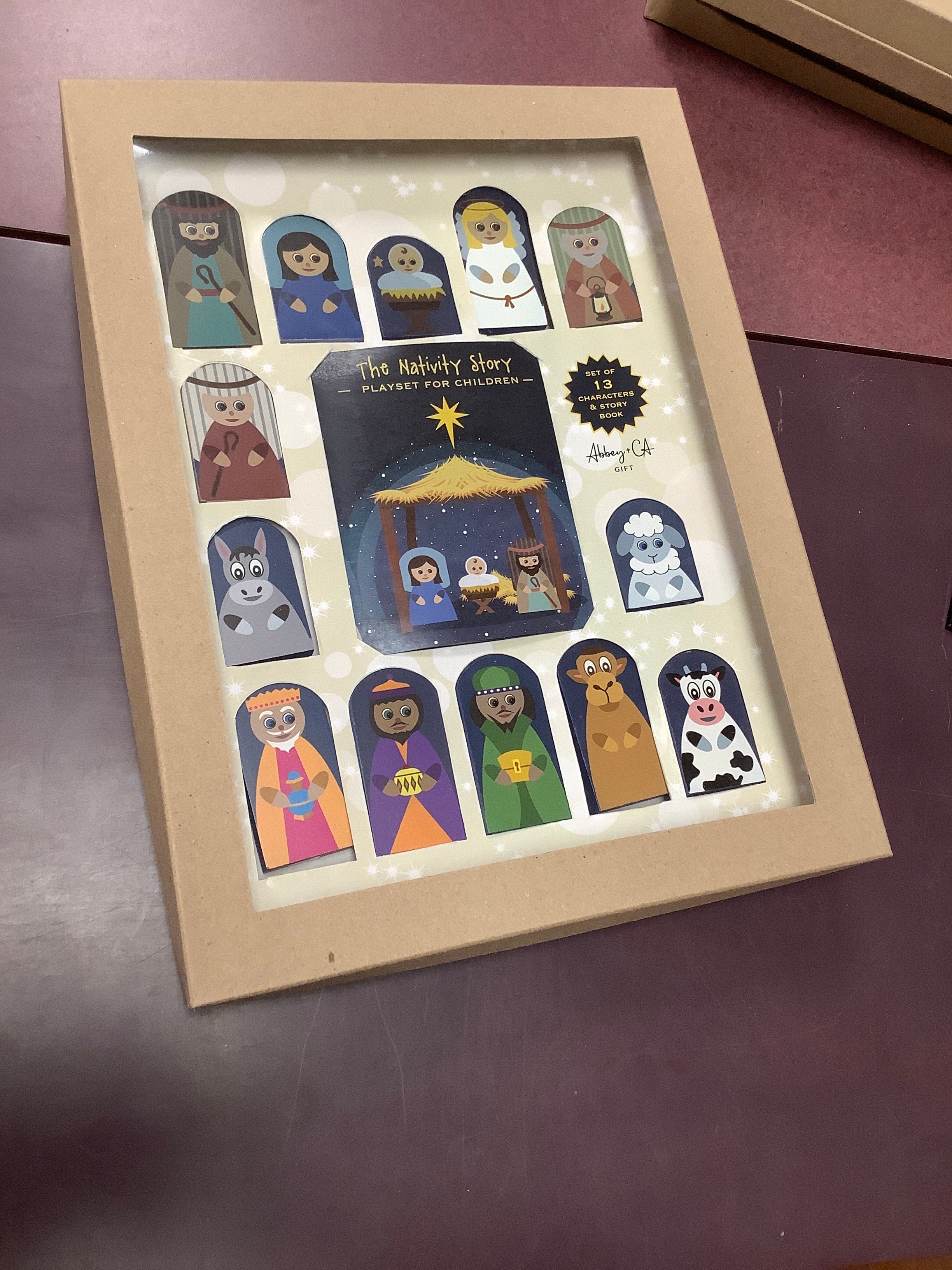 Nativity Playset-W/Pamphlet