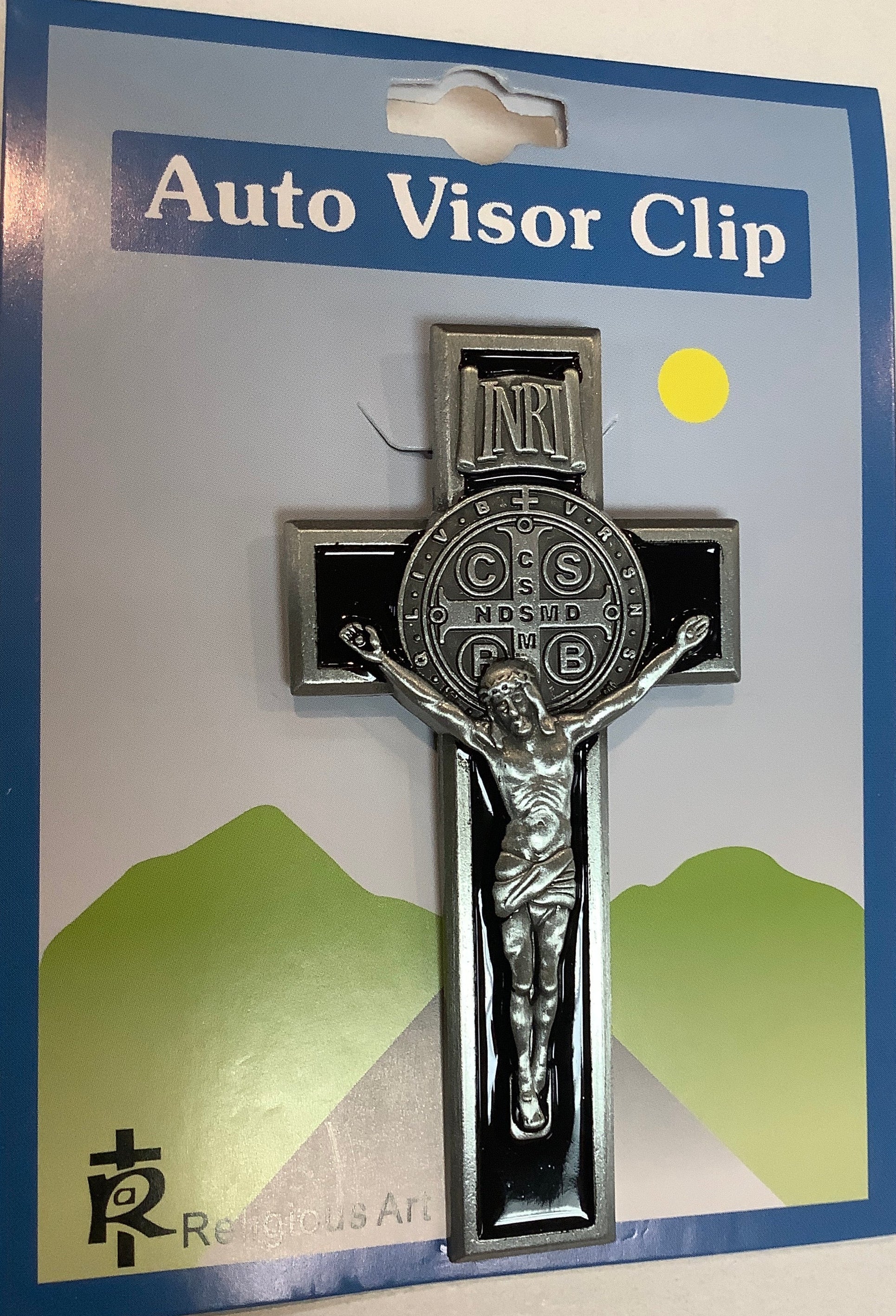 Visor Clip-St. Benedict-Black