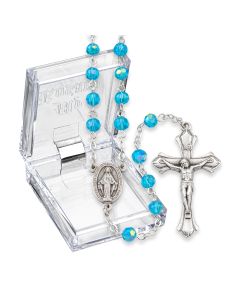 Rosary/Birthstone/March/Aqua