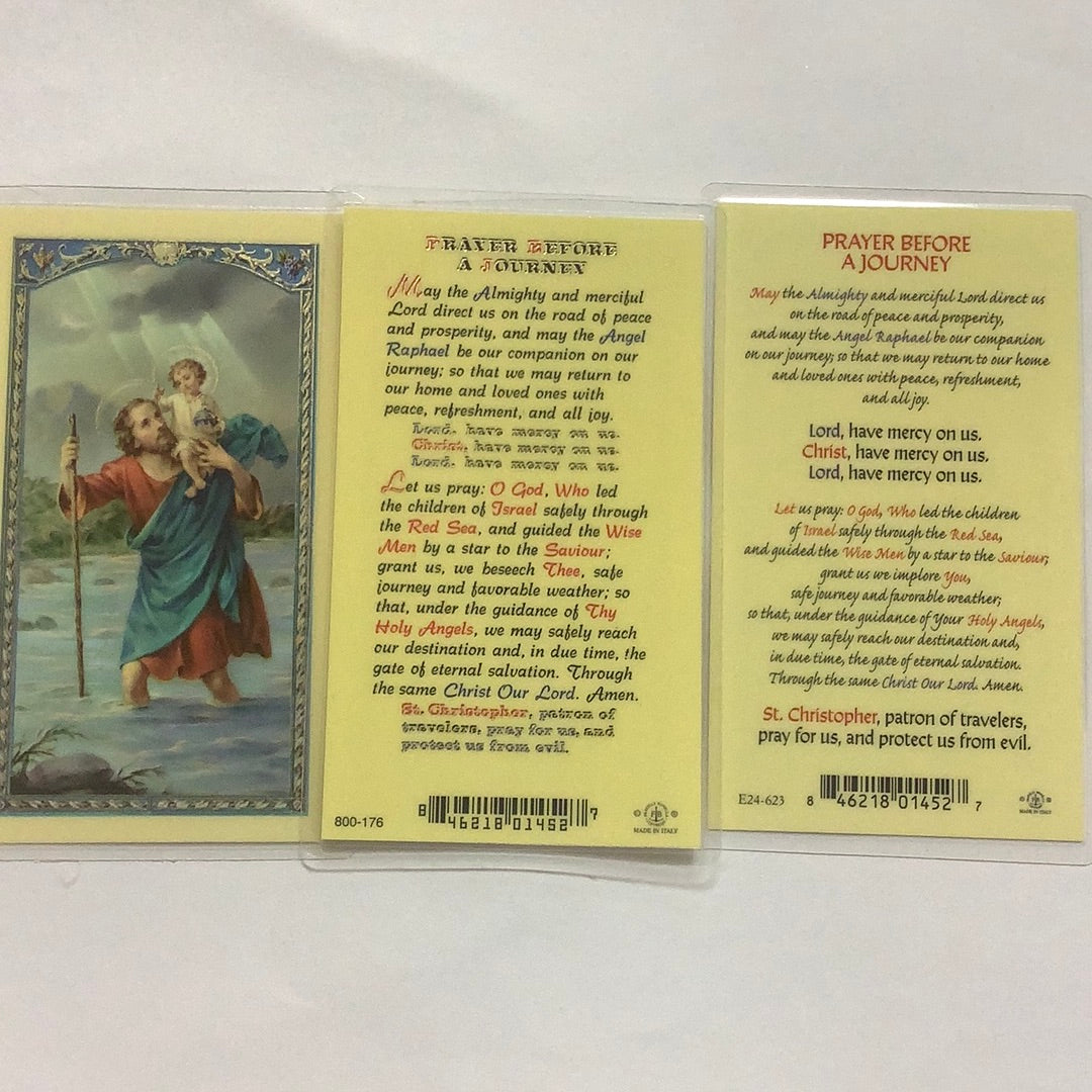 BM-laminated-St Christopher Journey-800-176/E24-623