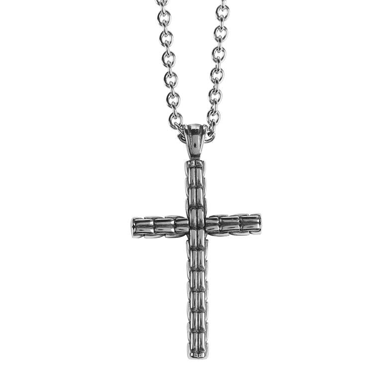 Necklace-Antique Cross-STS-24"