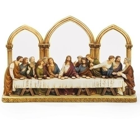 Figurine-Last Supper-White W/Gold