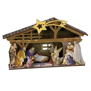 Nativity Scene Kit-Wooden-5 By 9 in