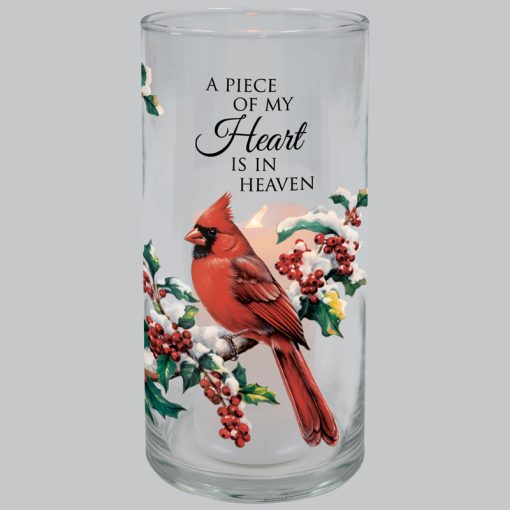 Candle-Hurricane-Cardinal-A Piece Of My Heart Is In Heaven