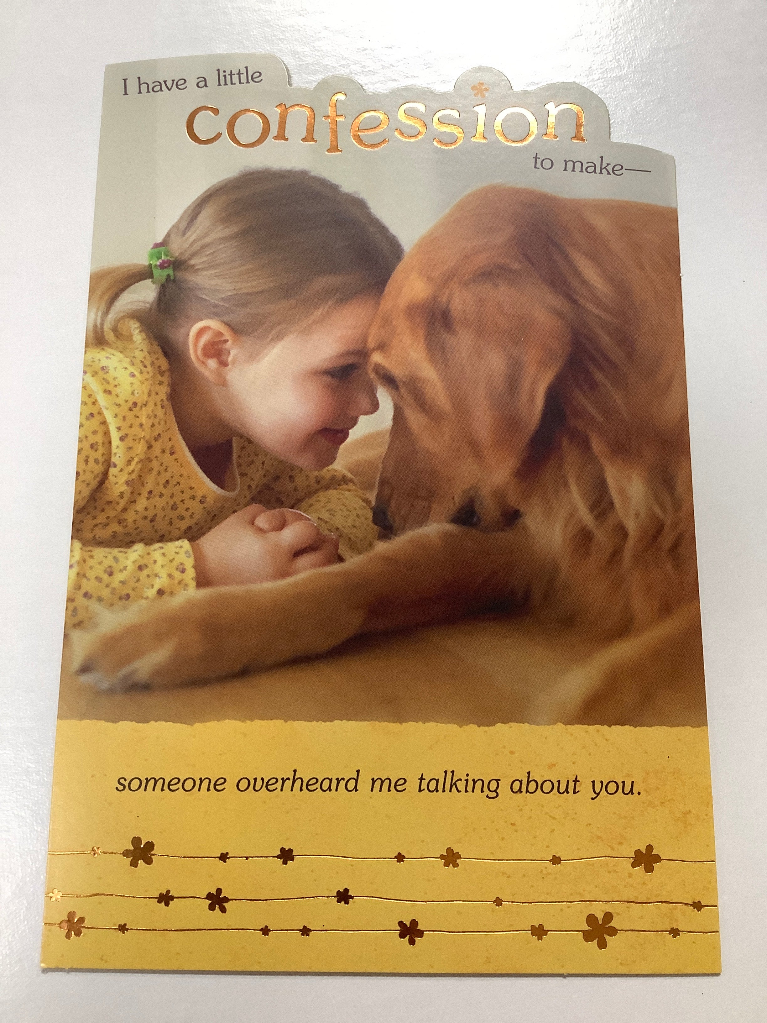 Card/I have a little confession
