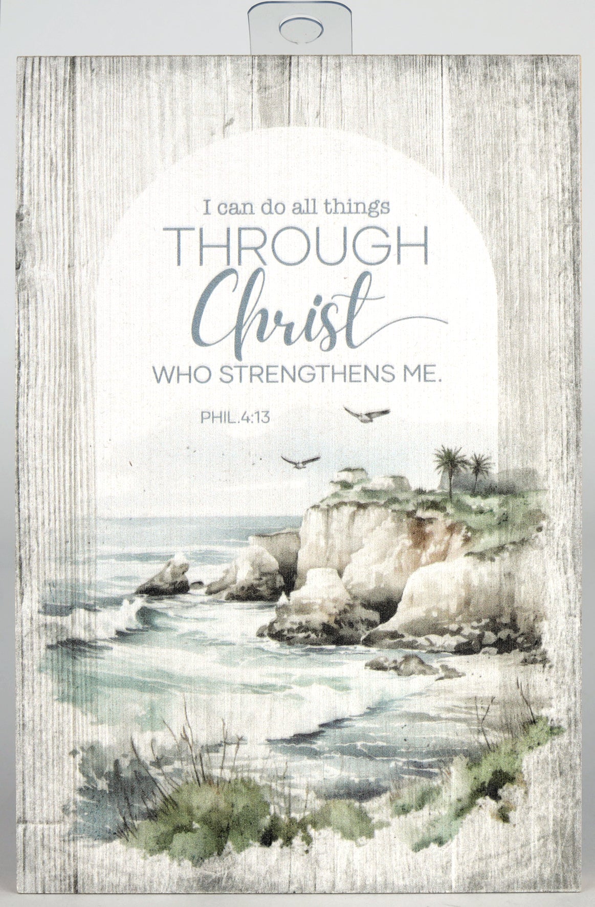 Plaque-Php 4:13-All Things Through Christ-4x6