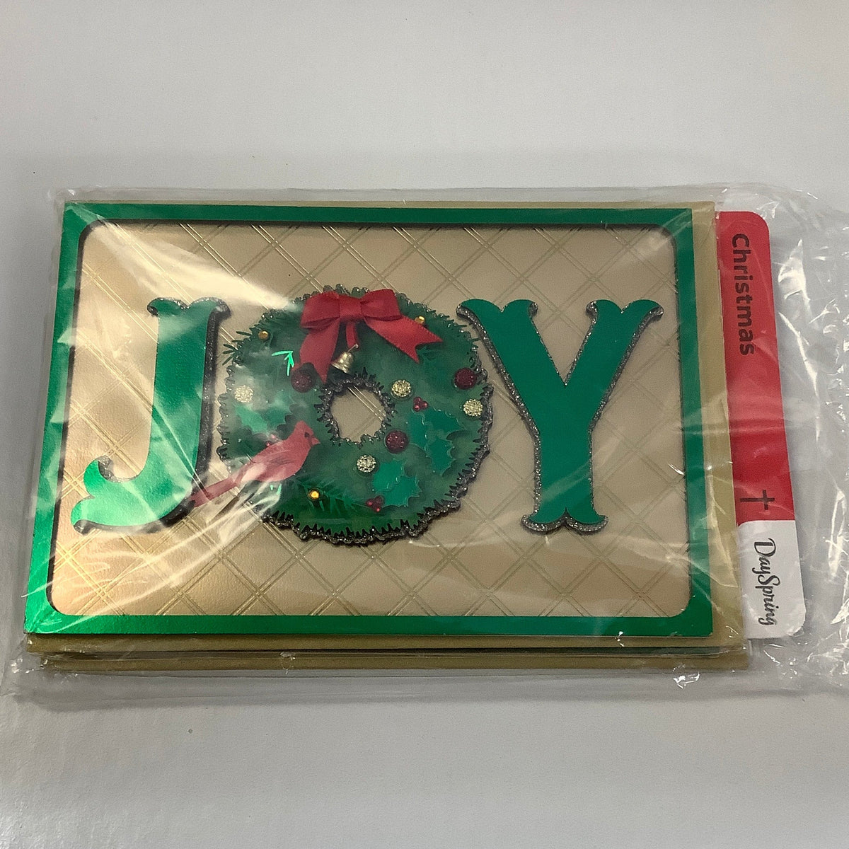 Card-Anyone-Christmas-Joy Letter Wreath-6240651