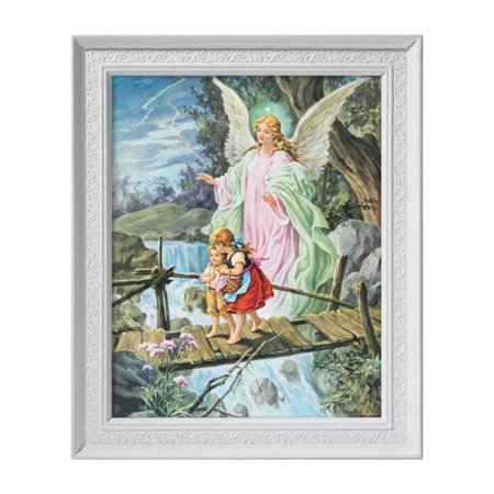 Plaque/GuardianAngel/WhiteFr