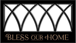 Plaque/Wall/Bless Our Hom/26x15